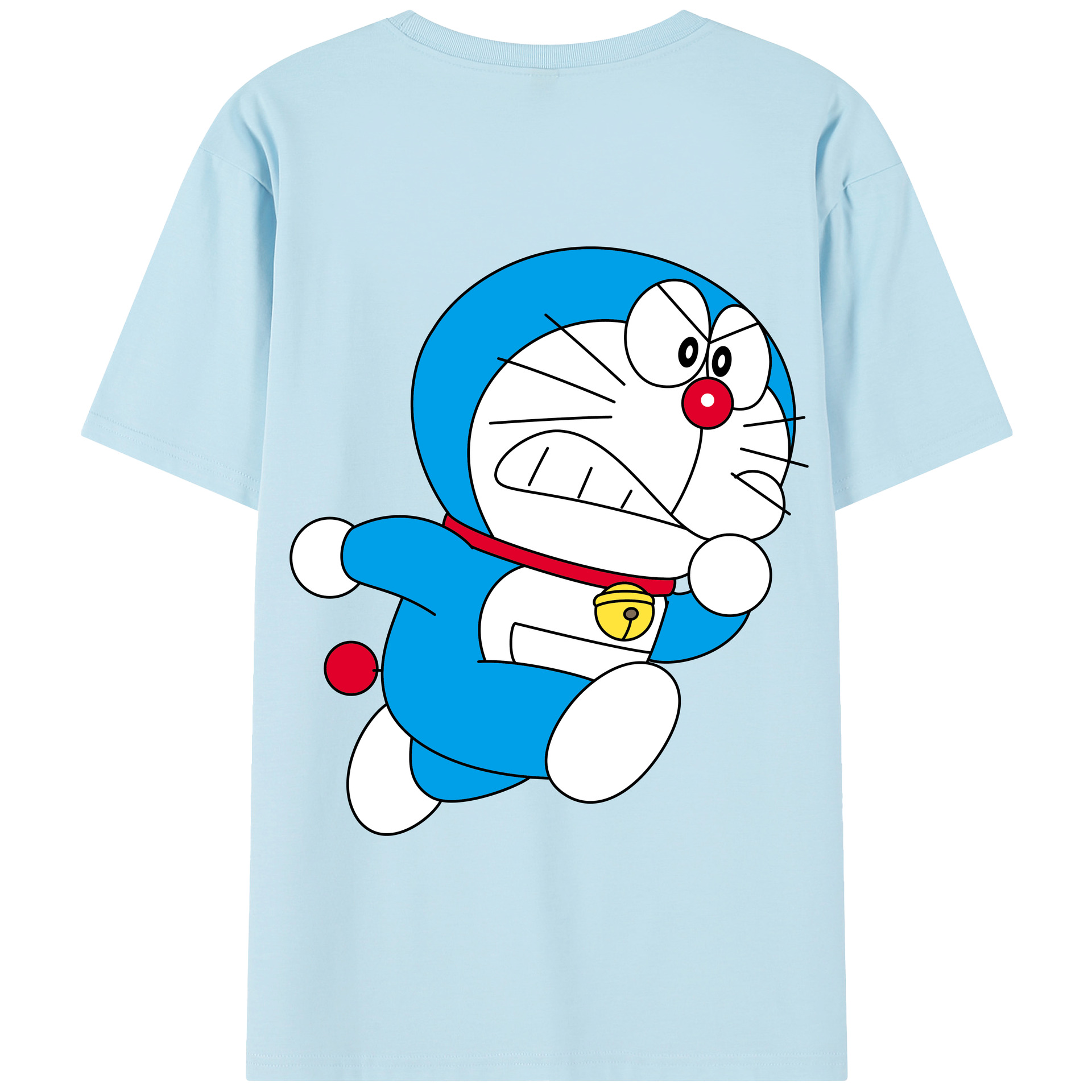 （画像用） ドラえもん Doraemon 綿100％半袖Tシャツ（背面プリント）